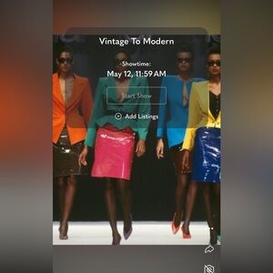 I can’t wait to host my Vintage to Modern LIVE.